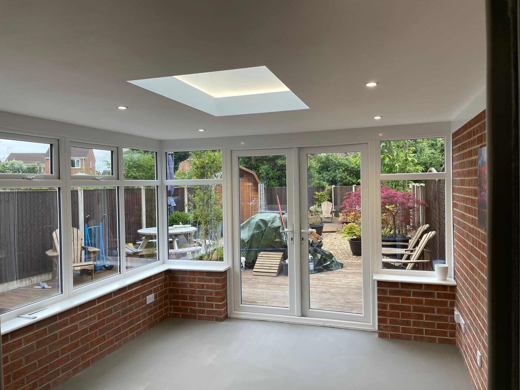 Firestone EPDM rubber flat-roof installation