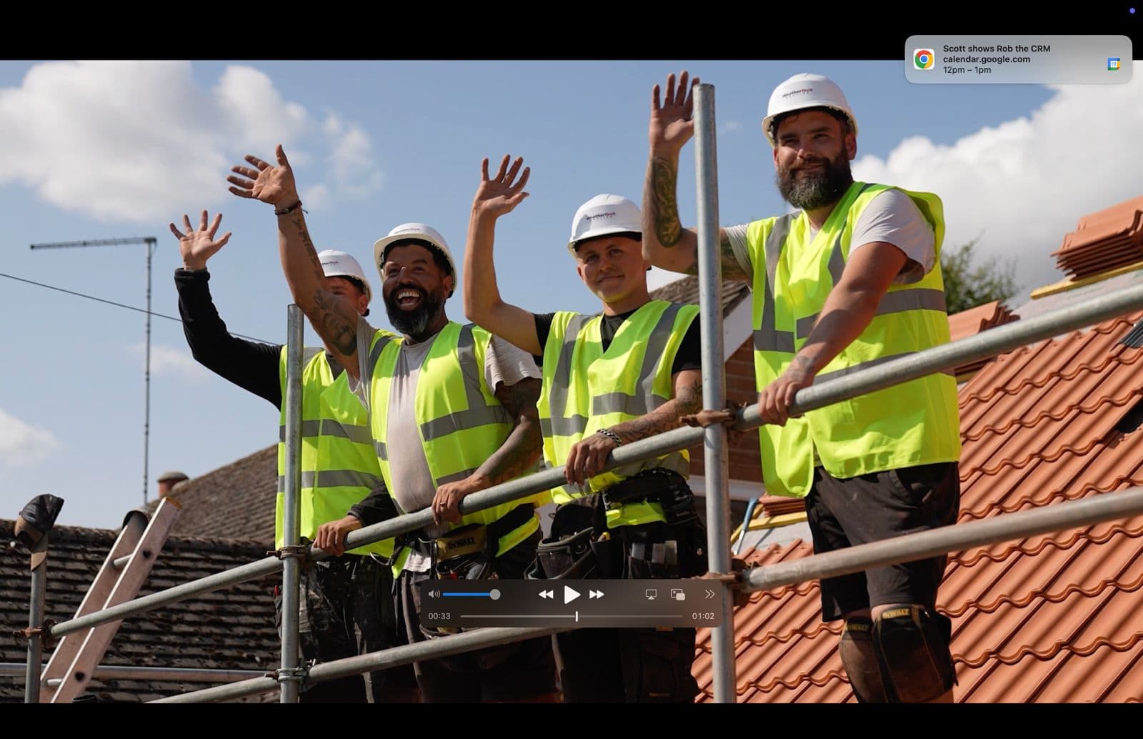 WeatherTech roofing project, August 2025