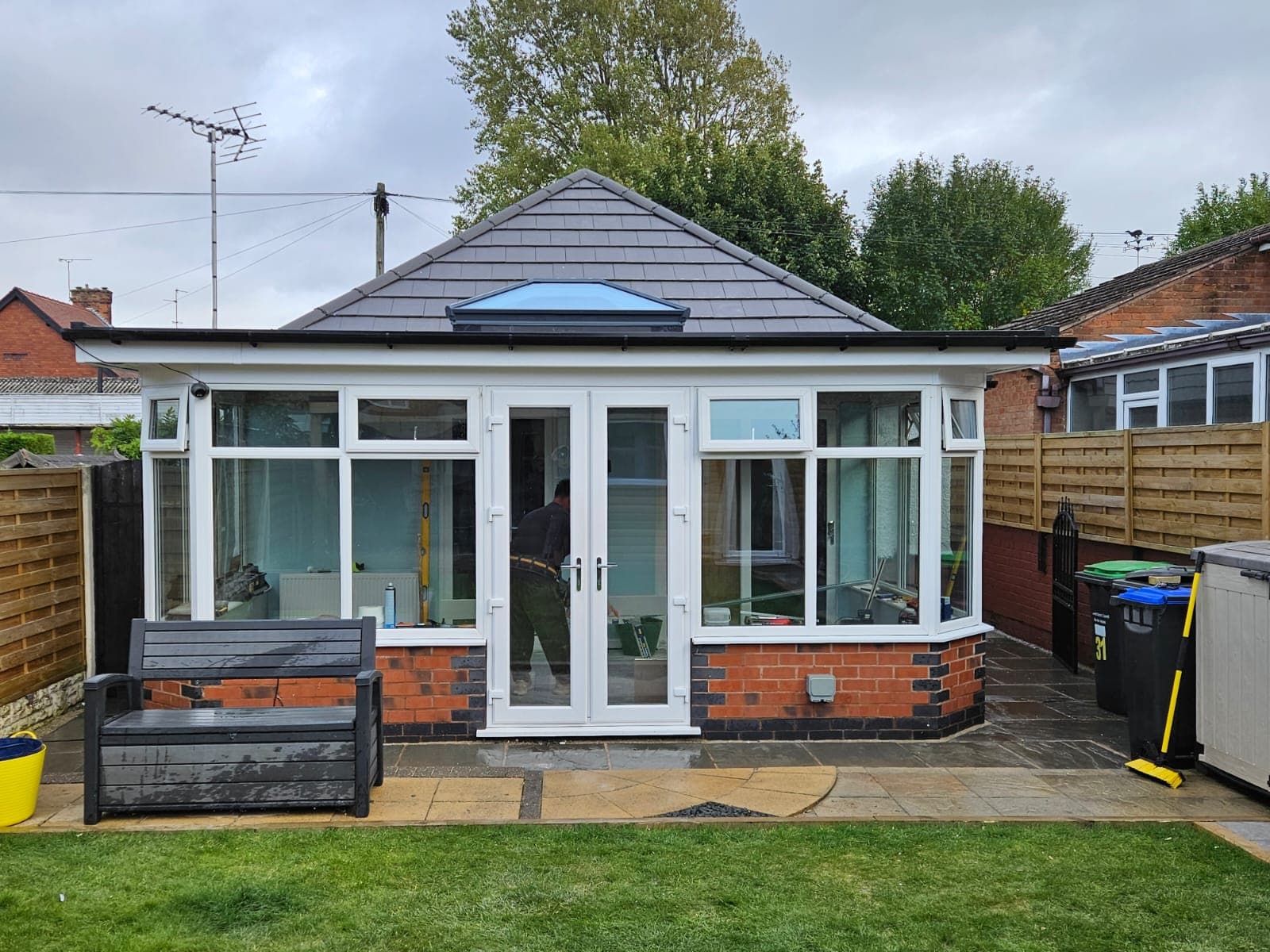 Tiled conservatory roof conversion completed in Mansfield